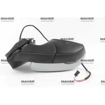 Dış Dikiz Aynası Polo 2010-2017 Elektrikli, Isıtmalı, Sinyalli,Astarlı, Dikdörtgen Soket Sağ (Oem No:6R1857508M9B9-) (Adet)