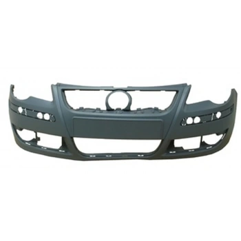 2005-2009 Volkswagen Polo 5 Ön Tampon Siyah (Sis-Bant-Panjur Delikli (Tek Farlı Tip) (Tw) (Adet) (Oem No:6Q0807217Egru)