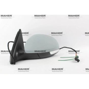 Dış Dikiz Aynası Tiguan 2008-2016 Elektrikli, Isıtmalı, Sinyalli, Astarlı Sol (Oem No:5N1857507P9B9) (Adet)