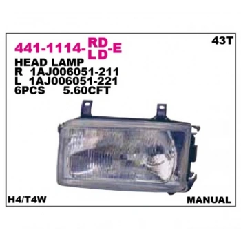 Far T4 Transporter  1993-2003 Sol (1 Adet) (Oem No: 701941017)