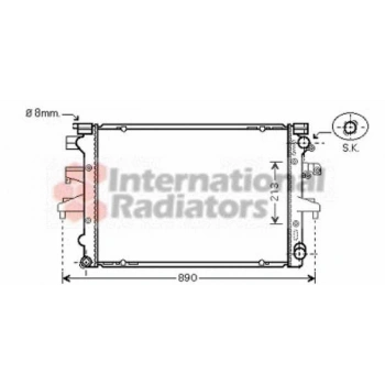 T5 2004 2010 Su Radyatörü 8Mk376719161 (710X468X32 Mm) (Oem No:7H0121253J)