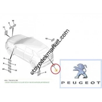 Arma (Arka) Psa 3008/5008 B.M 2016- (Oem No: 98383099Dx)