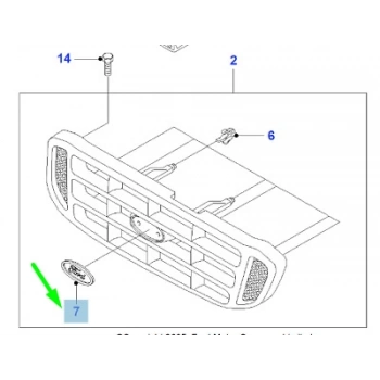 Arma : Yük Havuzu Kapagı Ford Ranger Bm 98- (Oem No: Xm34 J42528 Fb)