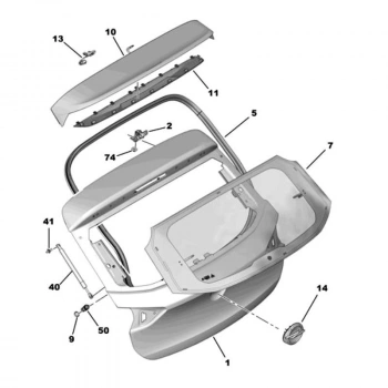 Bagaj Takoz Tutucu Psa 3008 / 5008 B.M 2016- (Oem No: 1623123780)