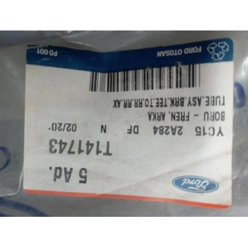 Boru - Fren Arka Ford Transıt V184 Bm 02- (Oem No: Yc15 2A284 Df)