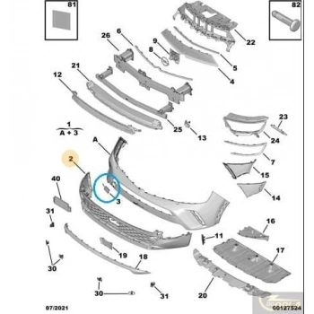 Çekı Demır Kapagı Ön Opel Mokka Bm 21- (Oem No: 168044931T)