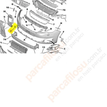 Çekı Demır Kapagı Psa 308 (T9) B.M 2014- (Oem No: 1610742980)