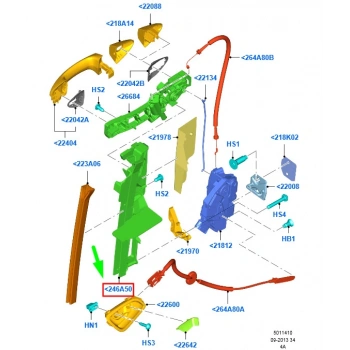 Kapı Kilit Tutucu Braket Ön Sağ Ford B460 Transıt Courıer Bm 14- (Oem No: Et76 A218B50 Ac)