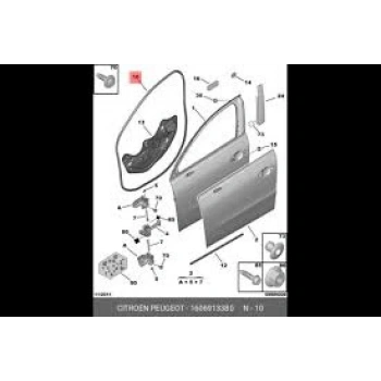 Kapı Lastiği Ön : Sağ Psa 508 Bm (Oem No: 1606913380)