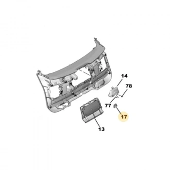 Kilit Agzı Kapak Opel Grandland Bm Bm (Oem No: Yp000828Yx)