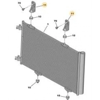 Klima  Radyatör Baglan Aya Psa 301 Bm (Oem No: 9674994480)