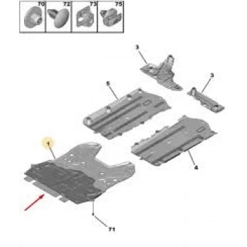 Motor Alt Muhafaza C4 Pc2 Psa Peugeot 97-00 (Oem No: 9816497080)