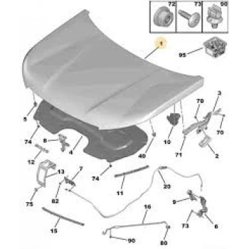 Motor Kaputu Psa 2008 (P24E) Bm 20- (Oem No: 9831044380)