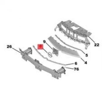 Opel Ön Amblem Sıyah Opel Mokka Bm 21- (Oem No: 98352699Xk)