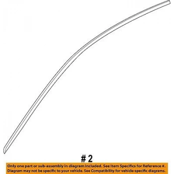 Ön Kapı Üst Çıtası : Sağ Krom Opel Insıgnıa A Bm 09- (Oem No: 13228511)