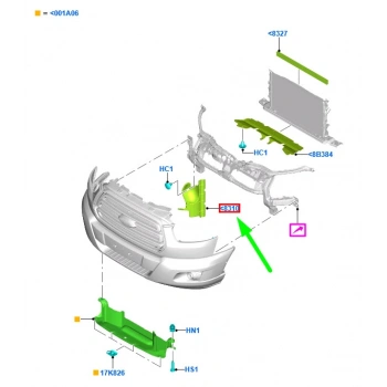 Ön Kapı Yuvası Sağ D/Cab Ford Transıt V-363 Bm 15- (Oem No: Bk31 D27846 Ag)