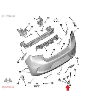 Park Sensörü Yuvası : Ön/Arka Opel Corsa F Bm 20- (Oem No: 166382761T)