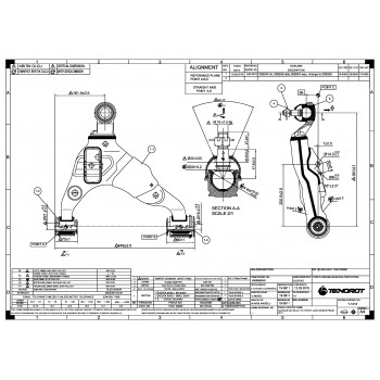 Salıncak Land Cruıser 10-Ön Sağ Alt Rotilli Prado None (Oem No: T-1018)