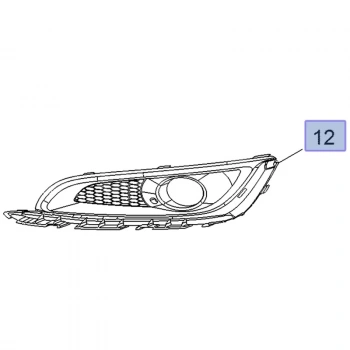 Sıs Far Kapagı Sağ Sıslı Opel Insıgnıa A A20Dtr 15- (Oem No: 23175794)
