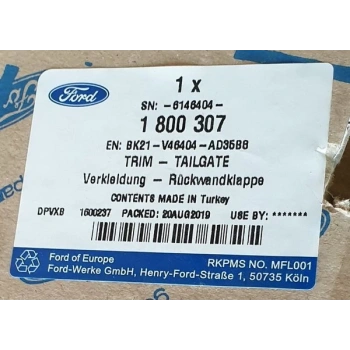 Trım - Bagaj Kapagı Ford Transıt V-362 Bm 13- (Oem No: Bk21 V46404 Ad3Zhe)