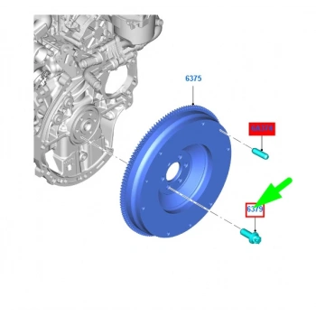 Volan Cıvata M9X26 Ford Focus 1.6D 11- (Oem No: Av6Q 6379 Ba)