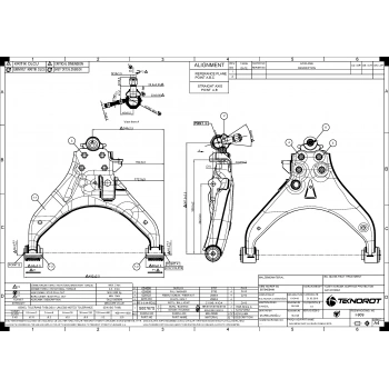 Salıncak Dmax 12- Ön Sol Alt Rotilli None (Oem No: I-909)