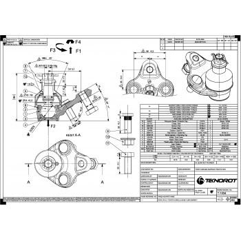 Rotil Corolla 19- Ön Alt None (Oem No: T-1034)