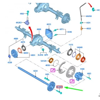 Cıvata (Kıt) Arka Aks, M12 X 55Mm Drw Cıvata (Kıt) Arka Aks, M12 X 55Mm Drw Ford Transıt V363 Bm 2014/- (Oem No: Bk3W 4C081 Ba)