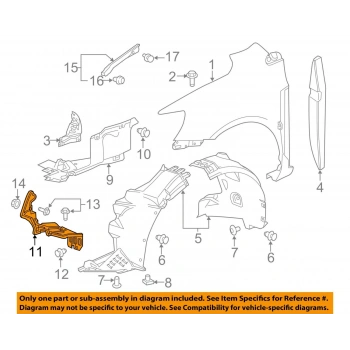 Radyatör Yan Deflektörü Opel Aveo T300 Bm 12- (Oem No: 95351686)