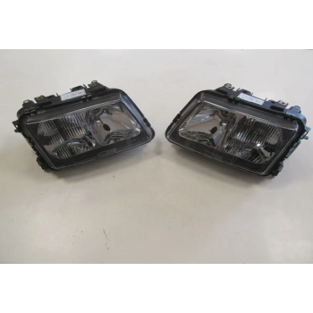 1997-2000 Audi A3 Modifiye Far Lambası Sağ-Sol Set 2 Parça Elektrikli-Manuel Siyah (H7-H1)(Tyc) (Adet)