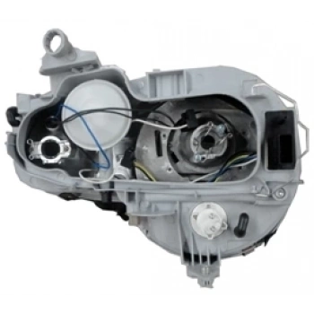 1996-1999 Mercedes E Class W210- Far Lambası Sol Mercekli-Vakum Ayarlı H7-H7 (Kristal Tip) (Famella) (Adet)