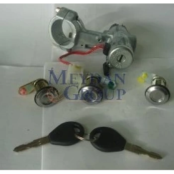 1998-2002 Nissan Micra K11 Kontak Kilit Seti (3Lü) (Kontak-Kapı-Bagaj) (Termikli) (Adet)