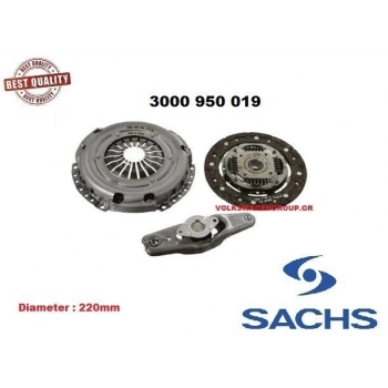 Debrıyaj Setı Golf5 / Jetta / Passat / Caddy / Golf6 / A3 / Leon 05-13 1.2 Tsı-1.6-1.6 Fsı-2.0 Sdı Bse-Bag-Blf-Blp-Bgu-Cbza-Cbzb-Bdj Rulmanlı (Oem No: 036198141Ax)