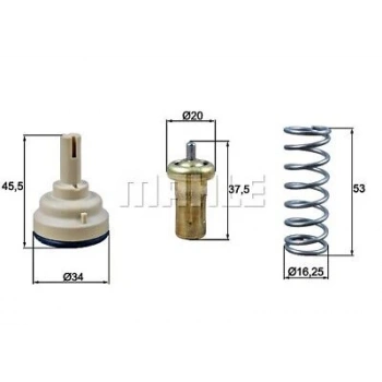 Golf5 Jetta Touran 2004  Termostat 95°C (Oem No:03C121110G)