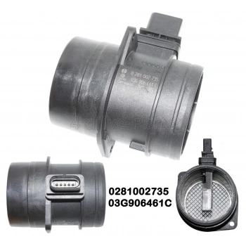 Hava Debımetresı 0281002735 Vw Passat-Golf5-Jetta-A4-A6 Bkp-Bkd-Cbaa-Cbab-Caga 2,0 Tdı 04-14 (Oem No: 03G906461C)