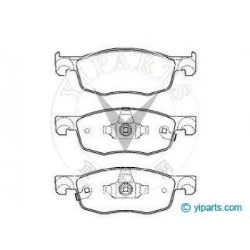 Fren Balatası Yarıs 20Sonrası 1.0 / 1.5 Ön (Oem No: 04465-K0000)