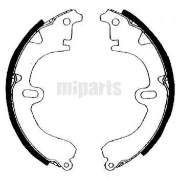 Fren Balatası Arka . Japon Corolla (E11) : Corona (T19) 92-97 1.3 16V:1.4:1.6 99-01 (Oem No: 04495-12220)