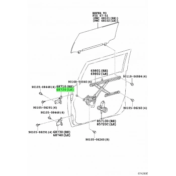 Menteşe Kapı Corolla Ae101 Ön Üst Lh Toyota Corolla (Oem No: 1001Mnk2093436)