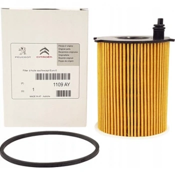 Yağ Filtresi 206 / 307 / 308 / 407 / C3 / C4 / Fiesta 02=Den İtibaren; 1.4 Hdi-1.6 Hdi (Oem No: 1109Ay)