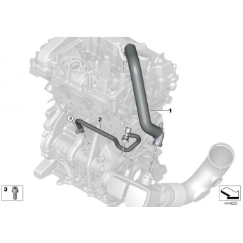 Havalandırma Hortumu Bmw F20 Lcı-F21 Lcı-F22-F22 Lcı-F23 Lcı-F30 Lcı-F31 Lcı-F34 Gt-F35-4F32-F33-F36-5G30-G31-6G32-7G11-G612-X3 G01 B38-B48 10-18 (Oem No: 11157623746)