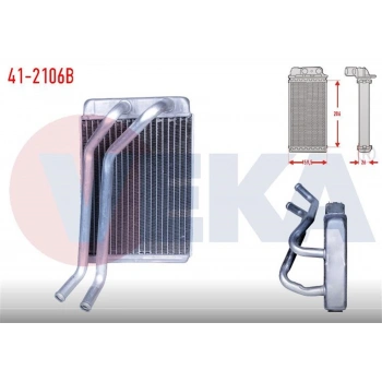 Radyatör Kalorifer Santa Fe 00-06 None (Oem No: 1202Rad7006417)