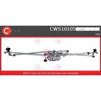 Ön Cam Silecek Frezesı Motorlu Opel Astra J Bm 10- (Oem No: 1272007)