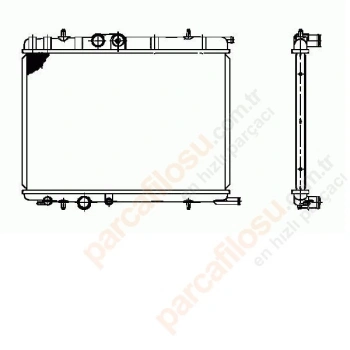 Radyatör Alt Braketı Opel Insıgnıa A Insıgnıa B Bm 09- (Oem No: 1310030)