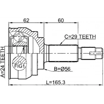 Aks Kafası Juke 11-16 Benz 24X29 Dış Manuel None (Oem No: 1318Aks3010001)