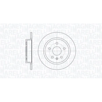 Fren Diski Insıgnıa A 08-18 / Arka Düz 292-5 (Oem No: 13582356)