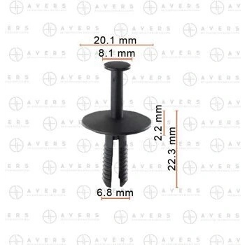 Ön Tampon Klıpsı Vectra B 95-02 (Oem No: 1400806)