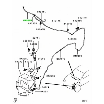 Meme Su Fıskiye L200 07-09 4X2 R None (Oem No: 1405Msf2009002)