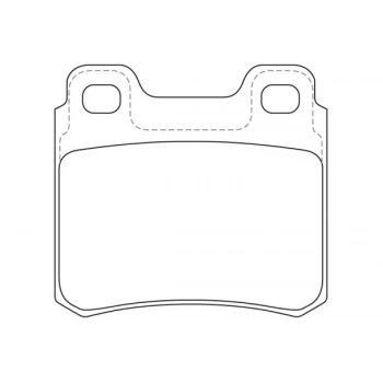 Fren Balata Astra F  91-02 / Vectra A 88-95 / Fıesta Iıı 89-95 / Espero 95-99 / Vectra B 95-03 Arka (Oem No: 1605693)