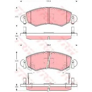 Fren Balatası Ön Opel Agıla A Bm 00-08 (Oem No: 1605976)