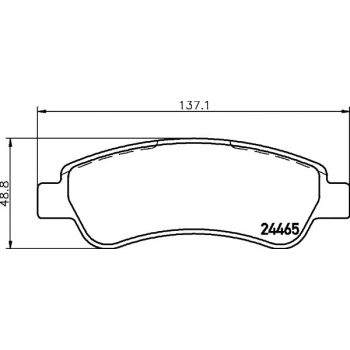 Fren Balata Ducato 06-14 / Boxer 06-14 / Jumper 06-14 Arka Eco (Oem No: 1611457480)